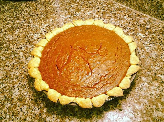 Pumpkin pie recipe by Keenan Blake